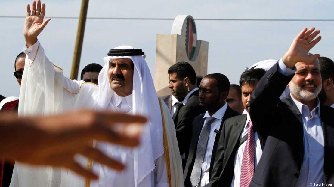 Önceki Katar lideri Hamad Bin Halife el Sani'nin 2012'deki Gazze ziyareti.