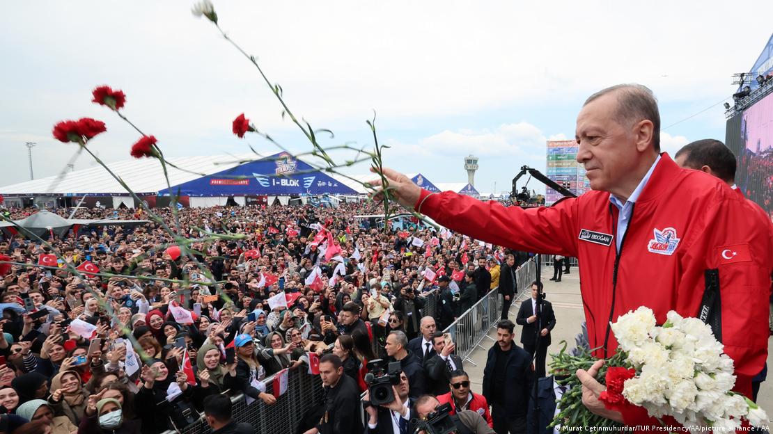 Cumhurbaşkanı Erdoğan’ın Teknofest sırasında çekilmiş bir fotoğrafı.