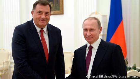 Bosnalı Sırp lider Dodik ve Rusya Devlet Başkanı Putin