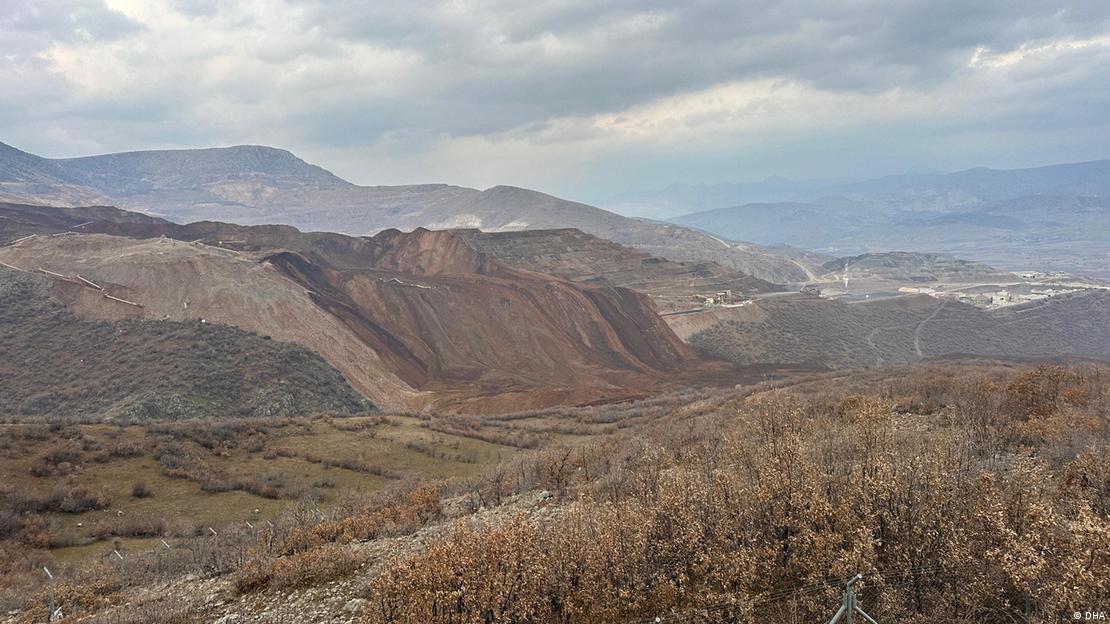 Erzincan İliç'te altın madeni bulunan bölge 